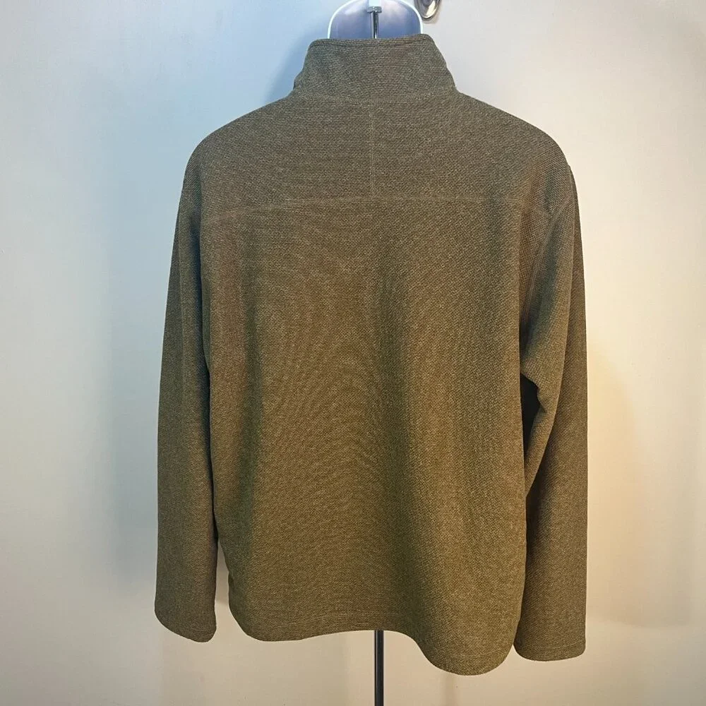 The North Face Men’s Dark Green 1/2 Zip Pullover 🍃 Jacket XL EUC 🏔️